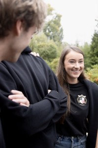 T-shirt czarny z Herbem unisex