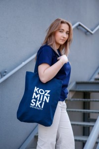 Torba materiałowa granatowa 