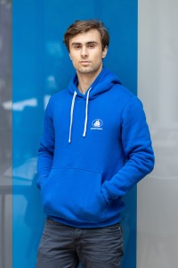 Bluza kangur z napisem unisex