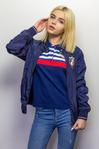 Kurtka granatowa z Herbem damska 